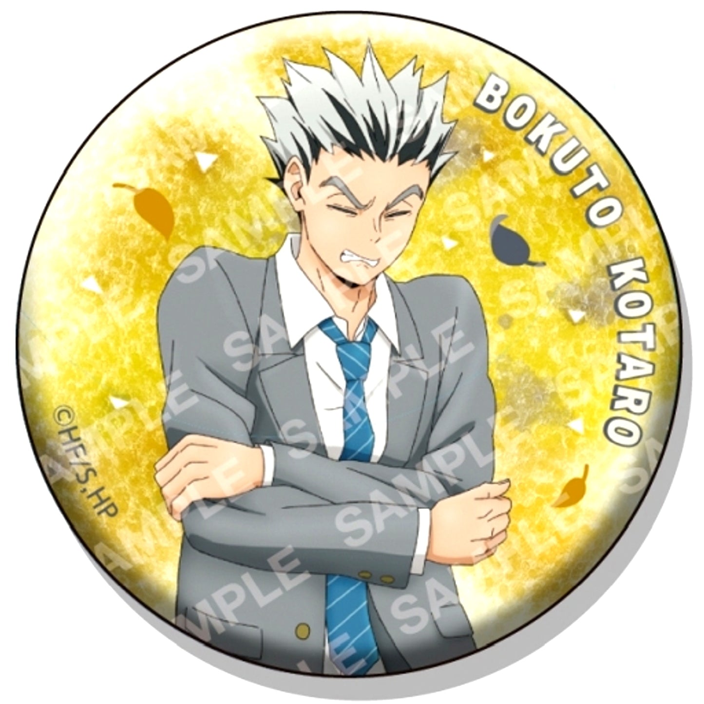 Kotaro Bokuto Haikyu!! Glitter Button Collection Weather Copyright Vol. 2 [USED]