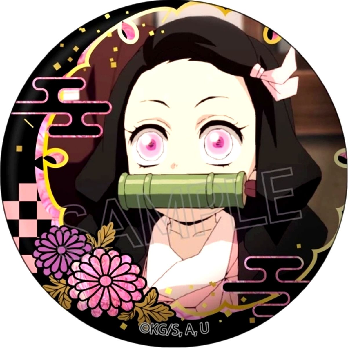 Nezuko Kamado Demon Slayer: Kimetsu no Yaiba Raden Style Series Vol.2 Button [USED]
