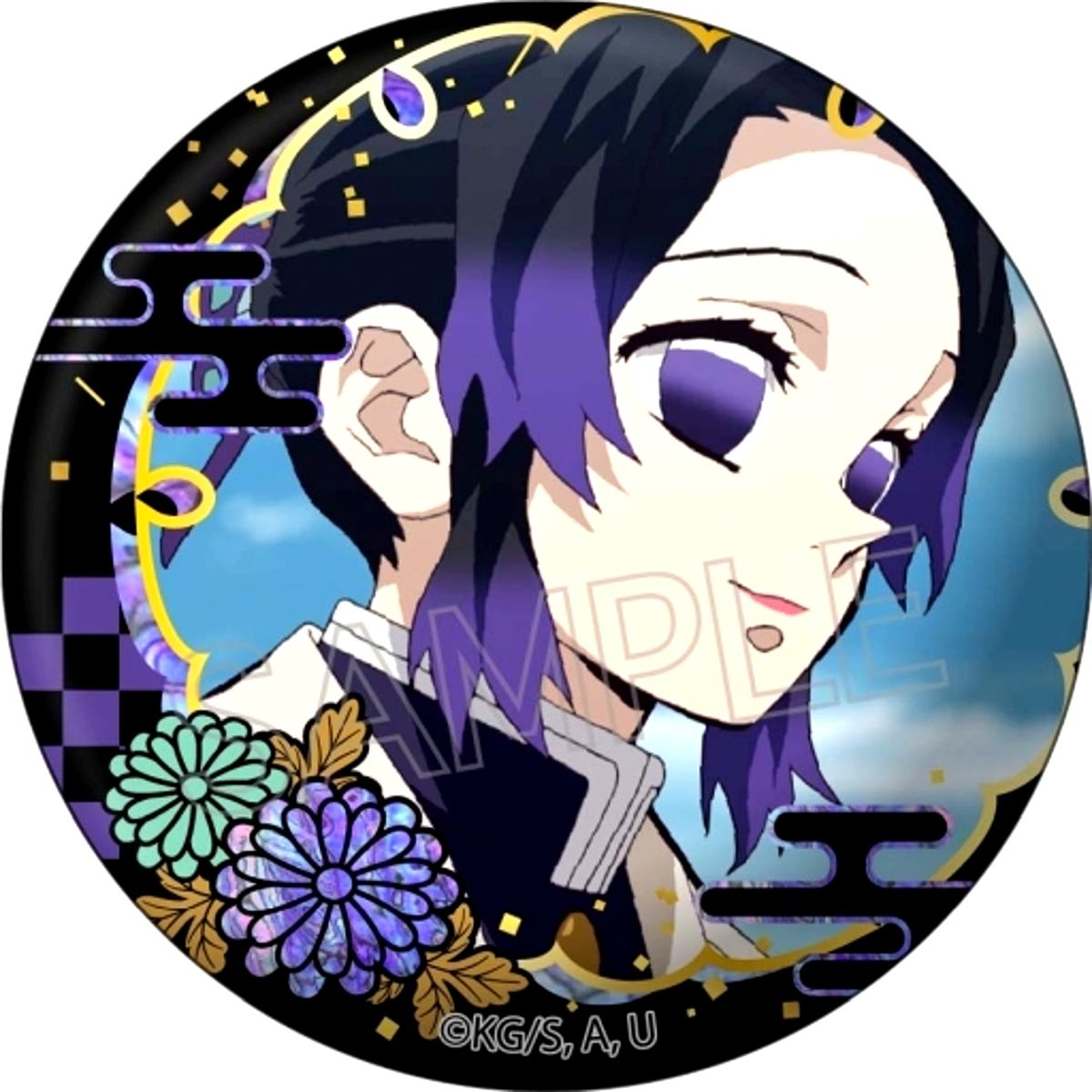 Shinobu Kocho Demon Slayer: Kimetsu no Yaiba Raden Style Series Vol.2 Button [USED]