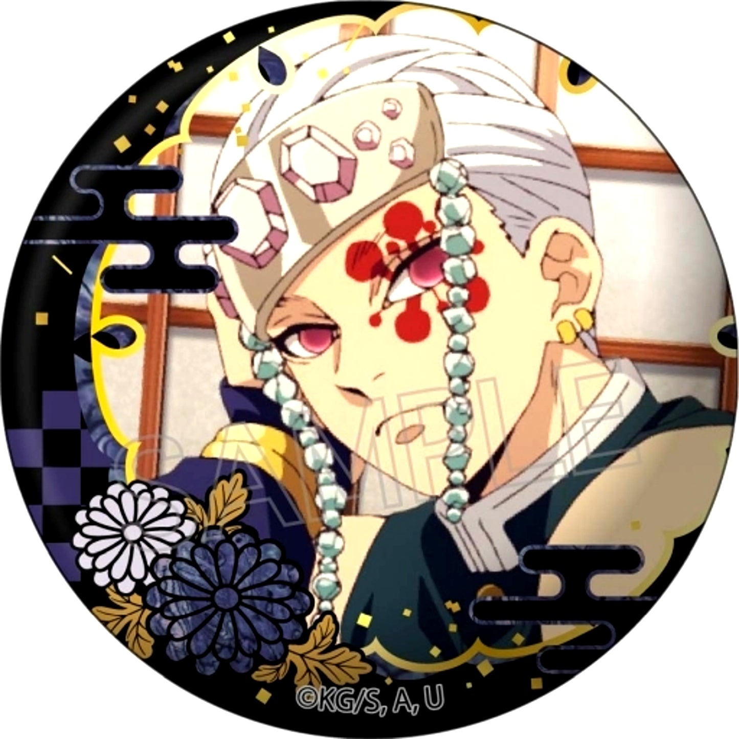 Tengen Uzui Raden Style Series Button Vol.2 Demon Slayer [USED]
