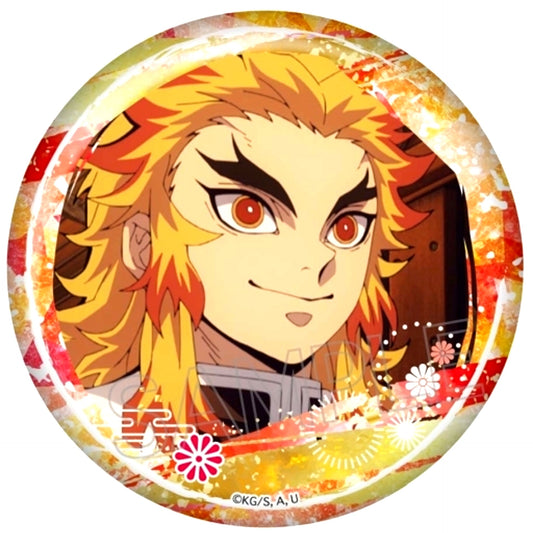 Kyojuro Rengoku Demon Slayer Glitter Button [USED]