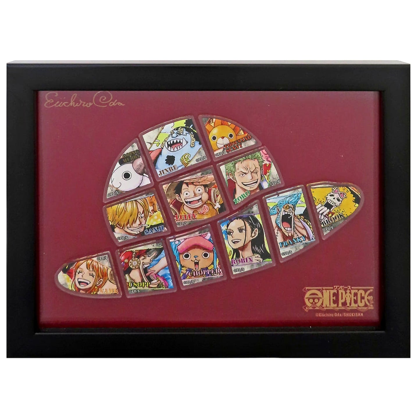 One Piece Framed Pins Set Straw Hat Color Ver. Pins [USED]