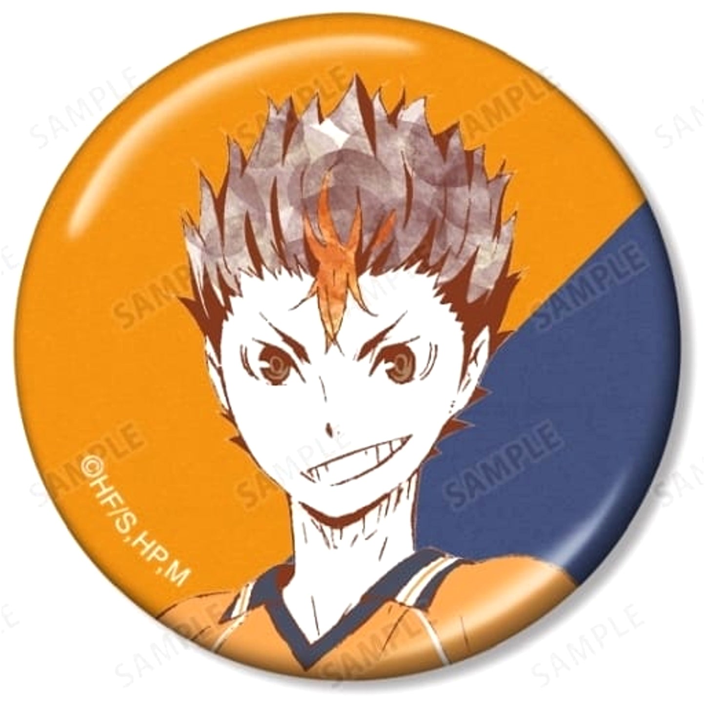 Haikyu!! Yu Nishinoya Ani-Art Trading Series 1 Metallic Can Badge Ver.A Buttons [USED]