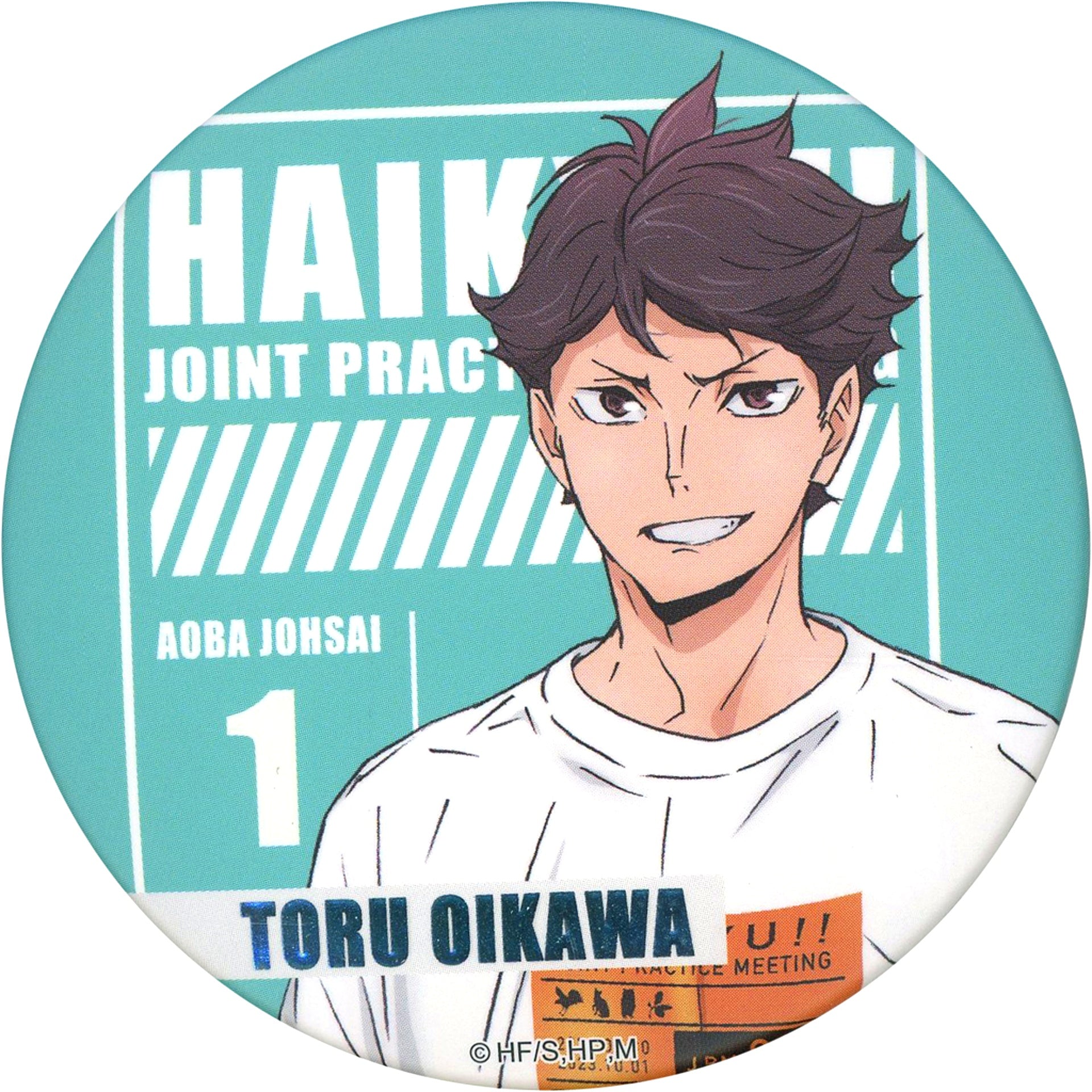 Toru Oikawa A Haikyu!! Joint Practice 2023 Famous Scene Button Aoba Johsai ver. Decoration Spec [USED]