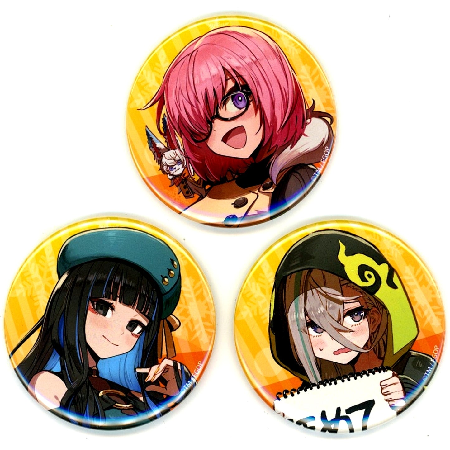Group A Main Visual Fate/Grand Order Button Set Chaldea Satellite Station 2023-2024 [USED]