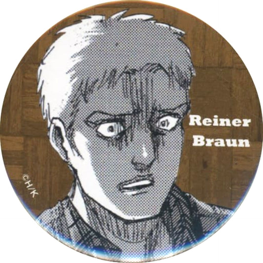 Attack on Titan Reiner Braun Attack on School Caste Can Badge Vol.2 Hexaride Limited Buttons [USED]