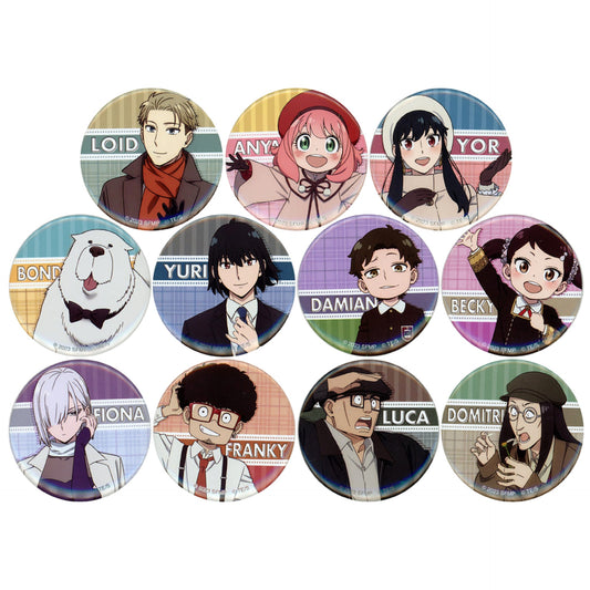 Spy x Family Code: White Anya Forger & Others Can Badge Collection A Theater Limited All 11 Types Set Buttons [USED]