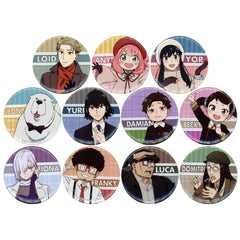 Spy x Family Code: White Anya Forger & Others Can Badge Collection A Theater Limited All 11 Types Set Buttons [USED]
