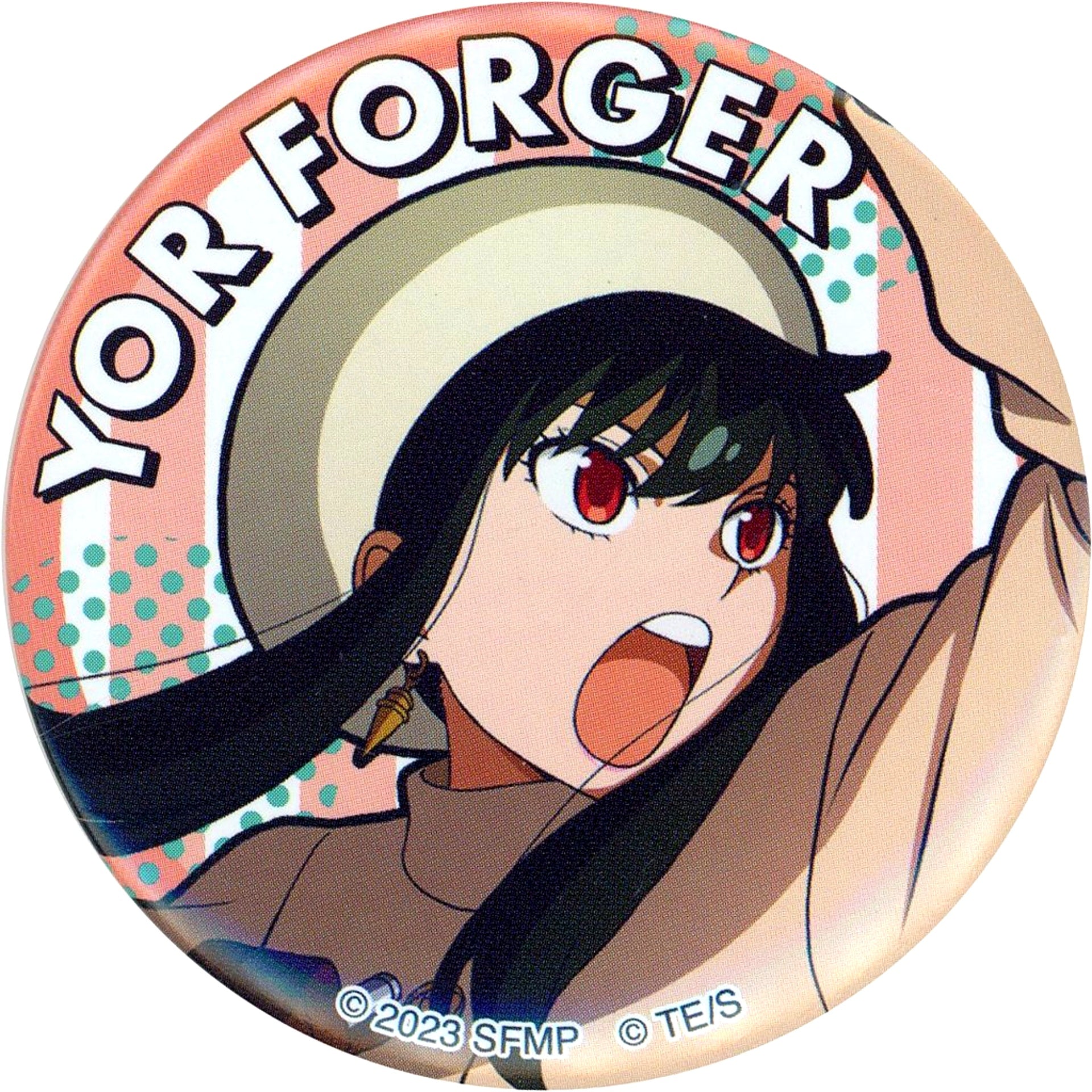 Yor Forger - Teaser Visual Spy x Family Code: White The Movie Badge Collection B Poster Theater Goods [USED]