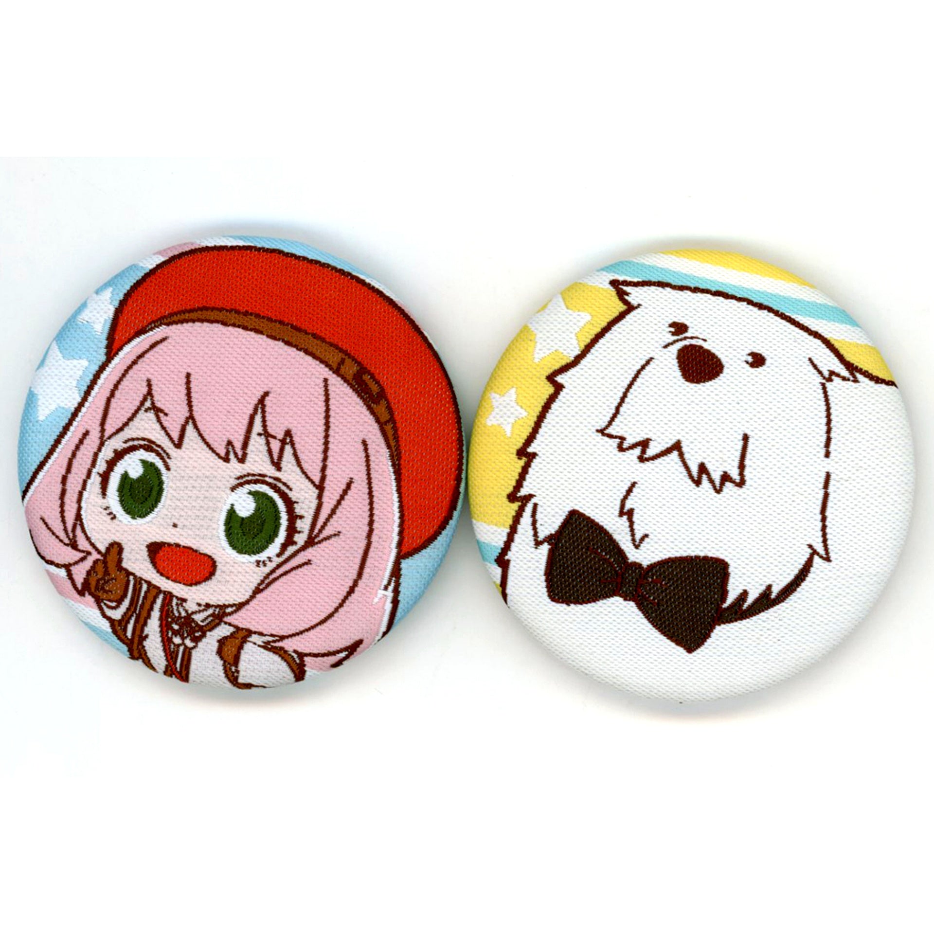 Anya Forger & Bond Forger Woven Badge Set of 2 Spy x Family Code: White The Movie Theater Goods [USED]