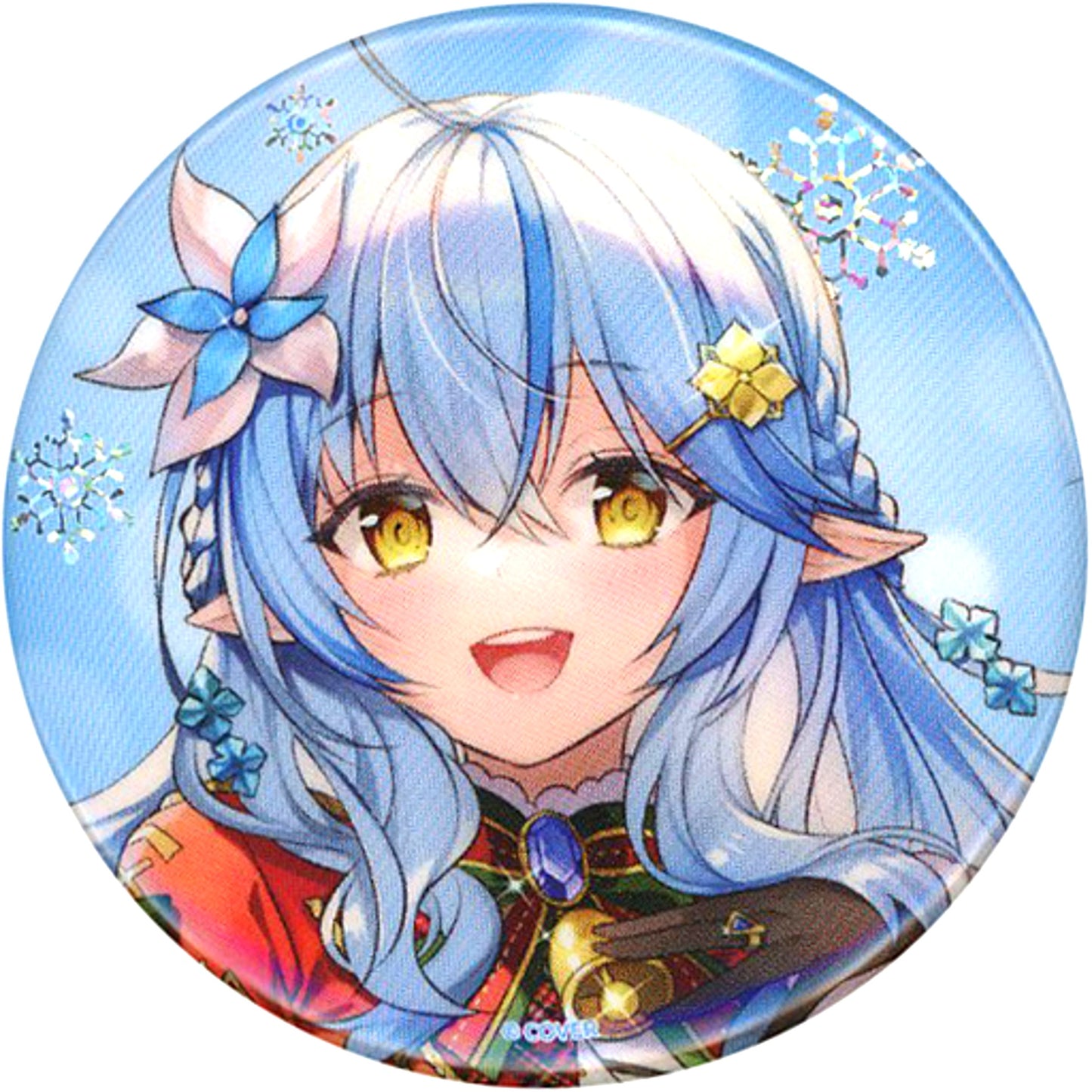 Yukihana Lamy Normal Proportions hololive Xmas AR LIVE Sweet Happy Holiday Vol.1 Random Hologram Button [USED]