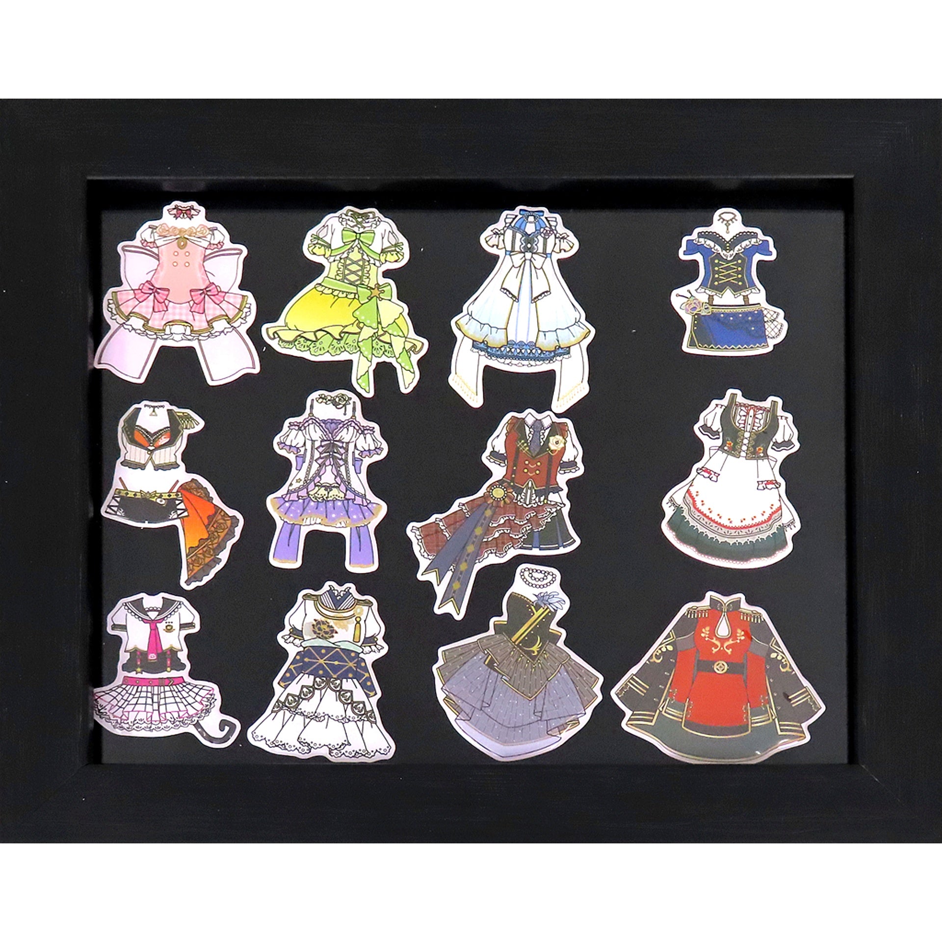 Group Love Live! Nijigasaki High School Idol Club Exhibition 2023 Nijiiro Activity Journal Costume Pin Badge Set of 12 Made to Order [USED]
