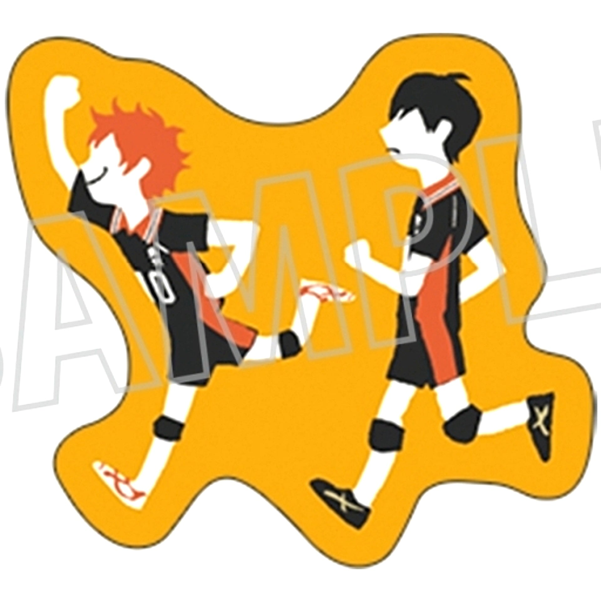 Hinata & Kageyama Haikyu!! Yuru Palette Pins [USED]