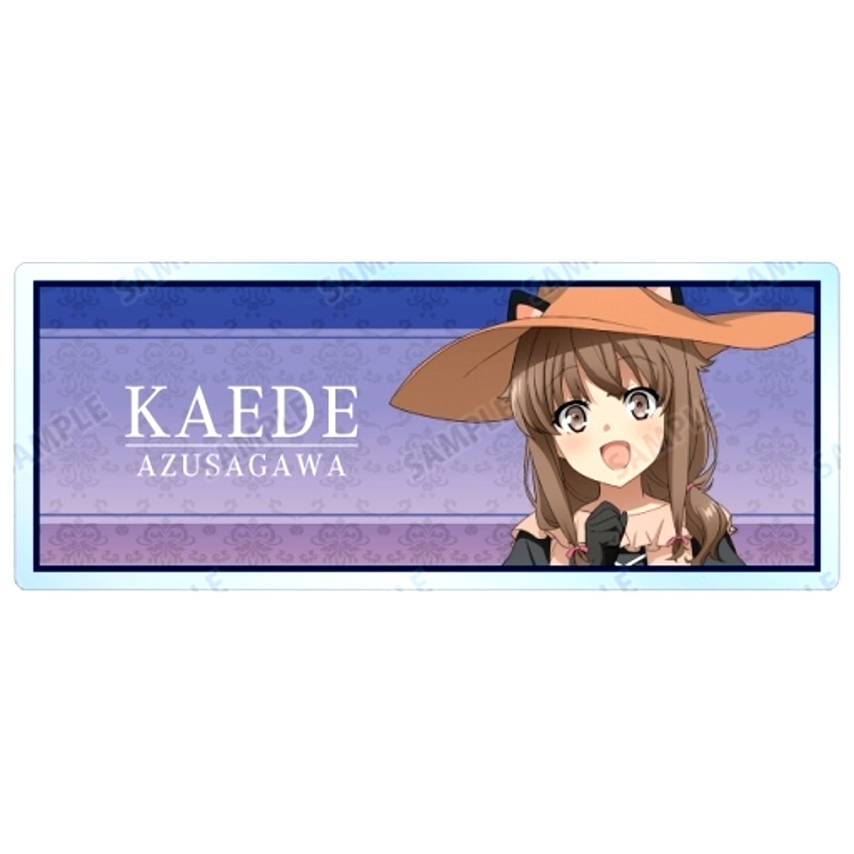 Kaede Azusagawa B Rascal Does Not Dream of Bunny Girl Senpai Illustration Halloween 2023 Ver. Trading Acrylic Name Plate [USED]