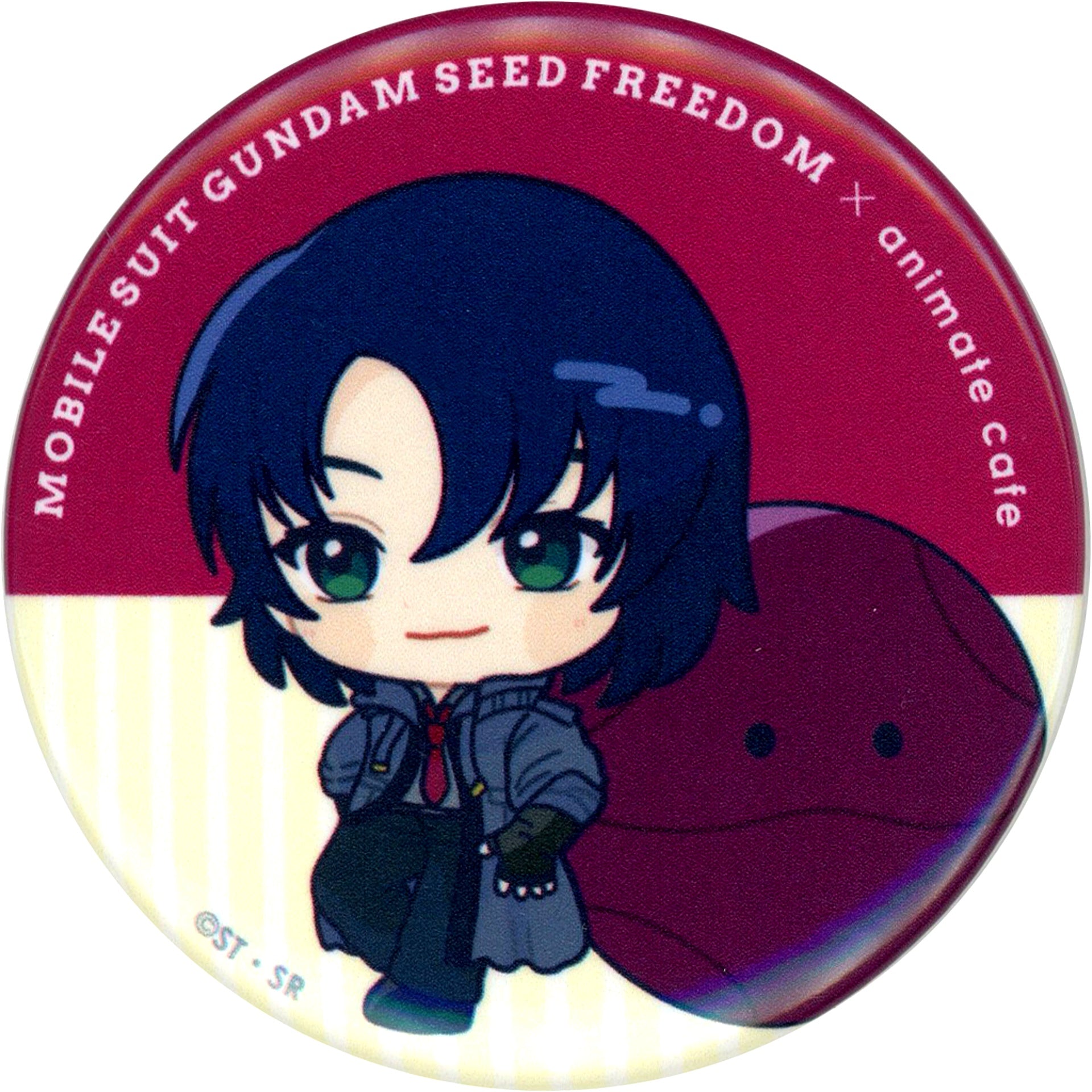 Athrun Zala Mobile Suit Gundam SEED FREEDOM x animatecafe Trading Badge [USED]