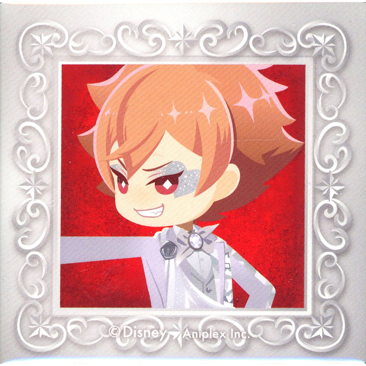 Ace Trappola Disney Twisted-Wonderland Square Button Platinum Jacket Ver. Ace's Birthday Memorial Goods [USED]