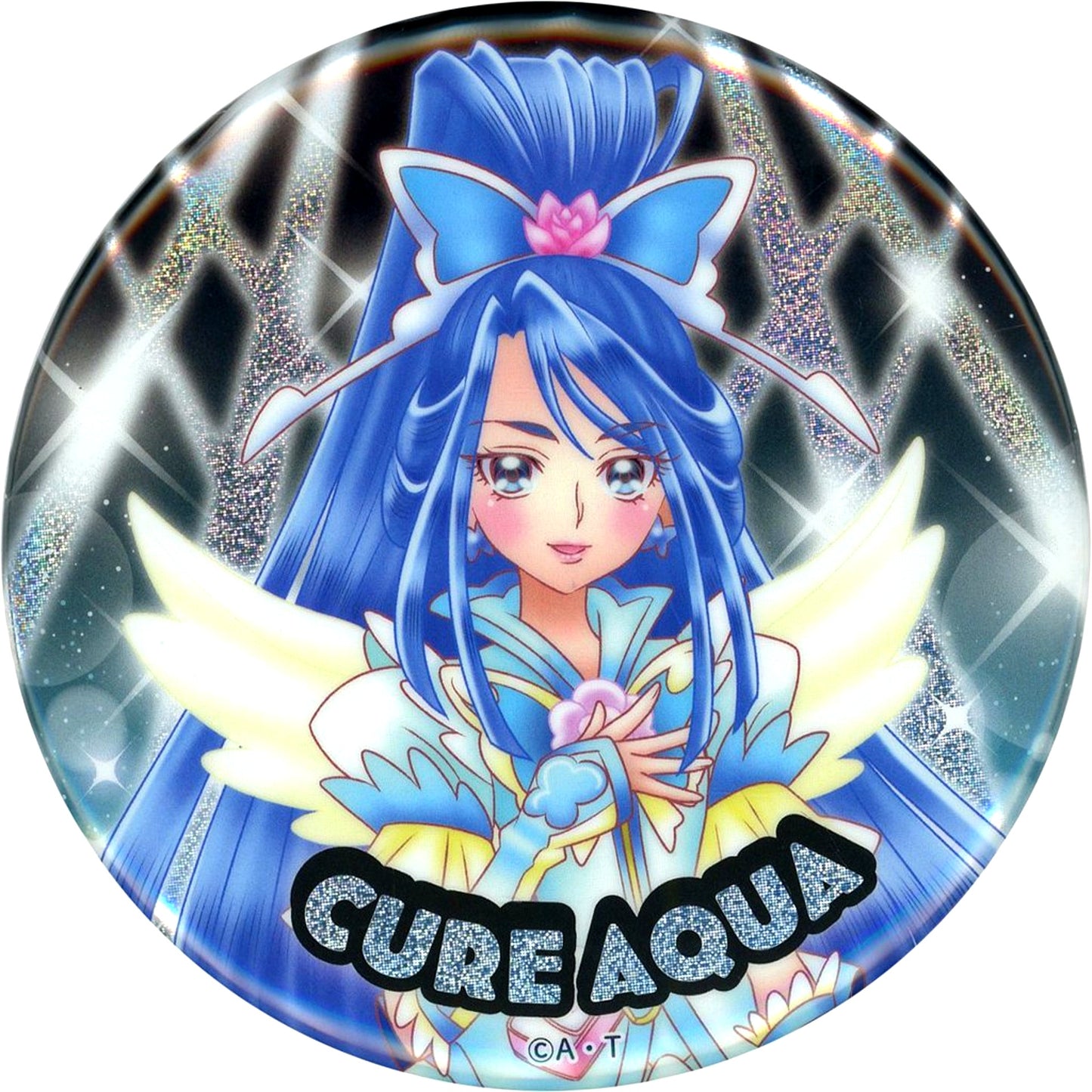 Cure Aqua All Precure 20th Anniversary LIVE! Hologram Badge 2004-2008 [USED]