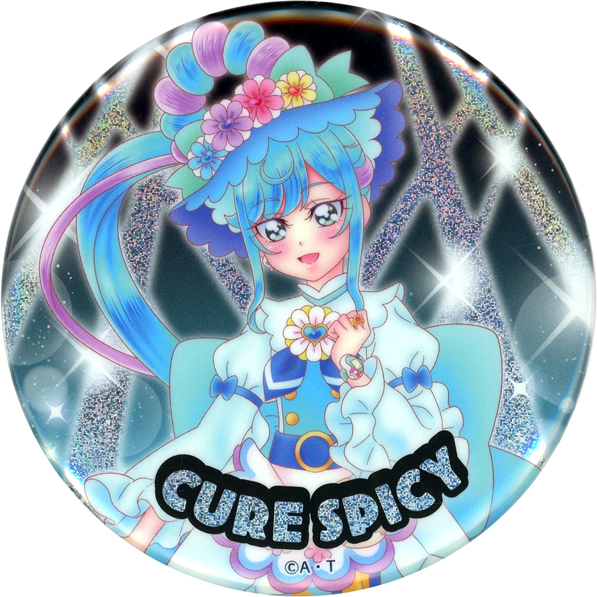 Cure Spicy All Precure 20th Anniversary LIVE! Hologram Badge 2021-2023 [USED]