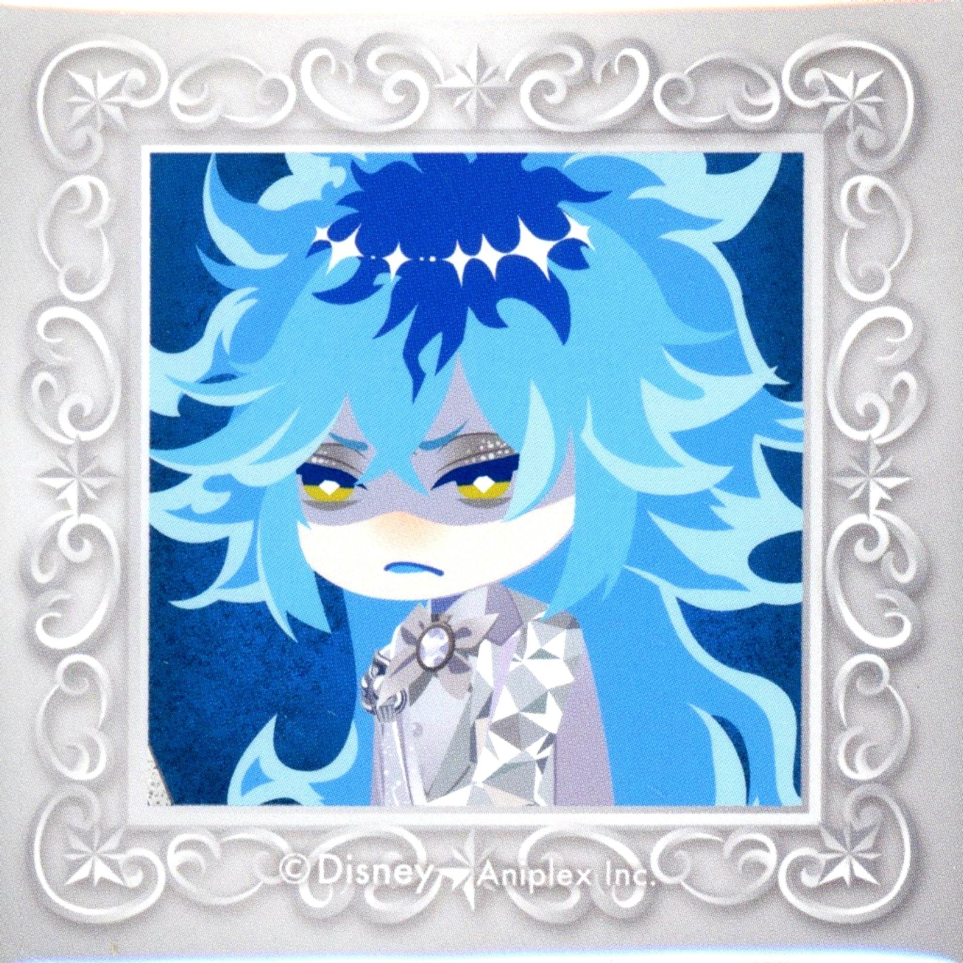 Idia Shroud Disney Twisted Wonderland Square Button Platinum Jacket Ver. Idia Birthday Commemorative Goods [USED]
