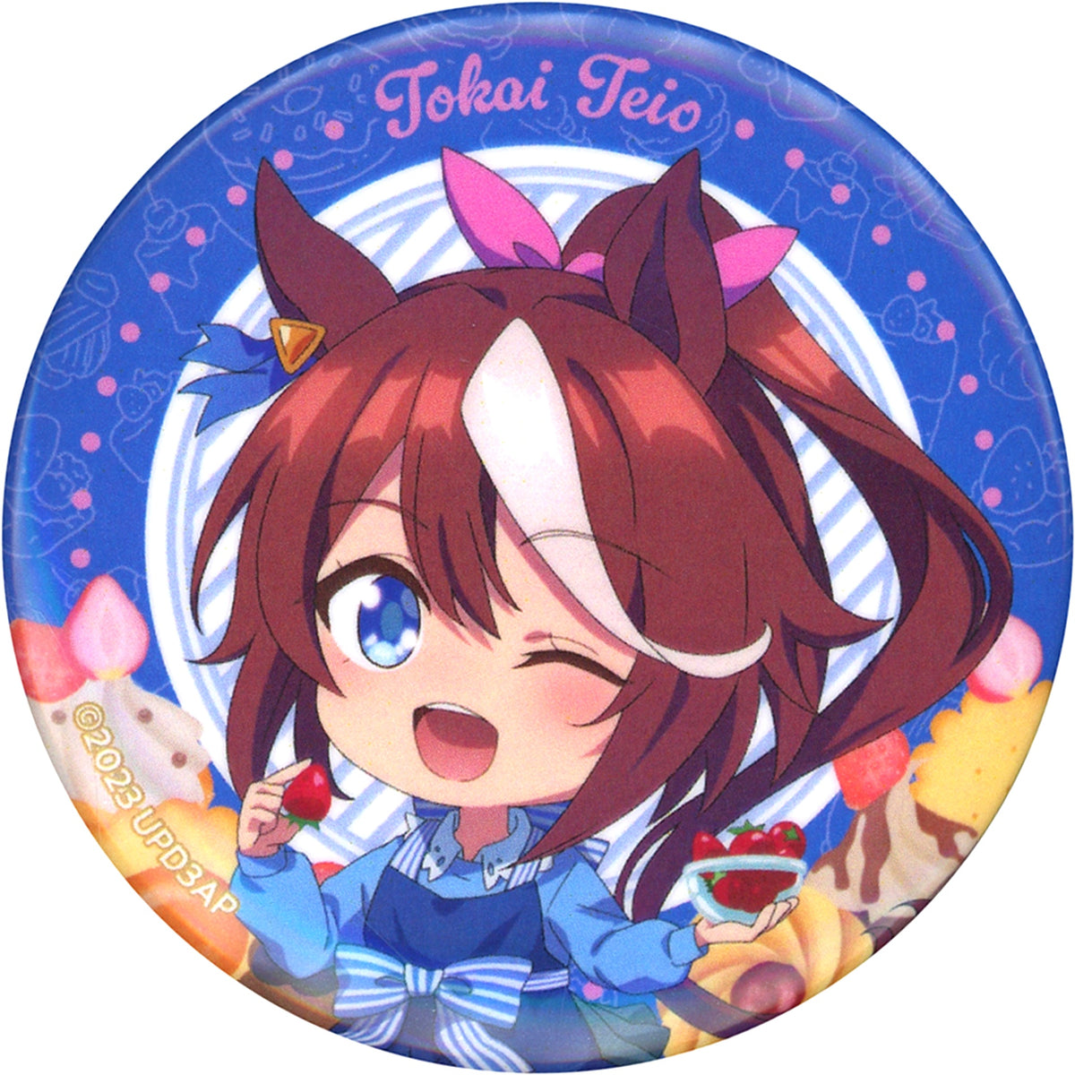 Tokai Teio Uma Musume Pretty Derby Season 3 x animate cafe Trading Button [USED]
