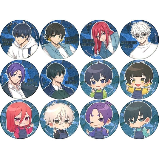 Set of 12 Blue Lock Trading Foil Stamped Style Matte Button Denim Ver. C103 Goods [USED]