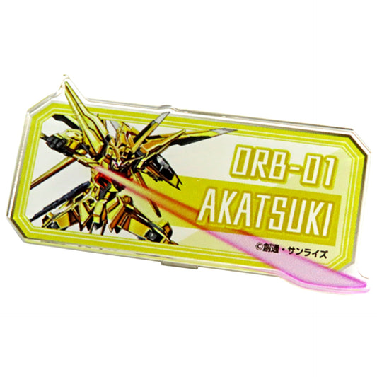 ORB-01 Akatsuki Gundam Mobile Suit Gundam SEED FREEDOM THE EXPERIENCE Mobile Suit Name Badge Collection [USED]