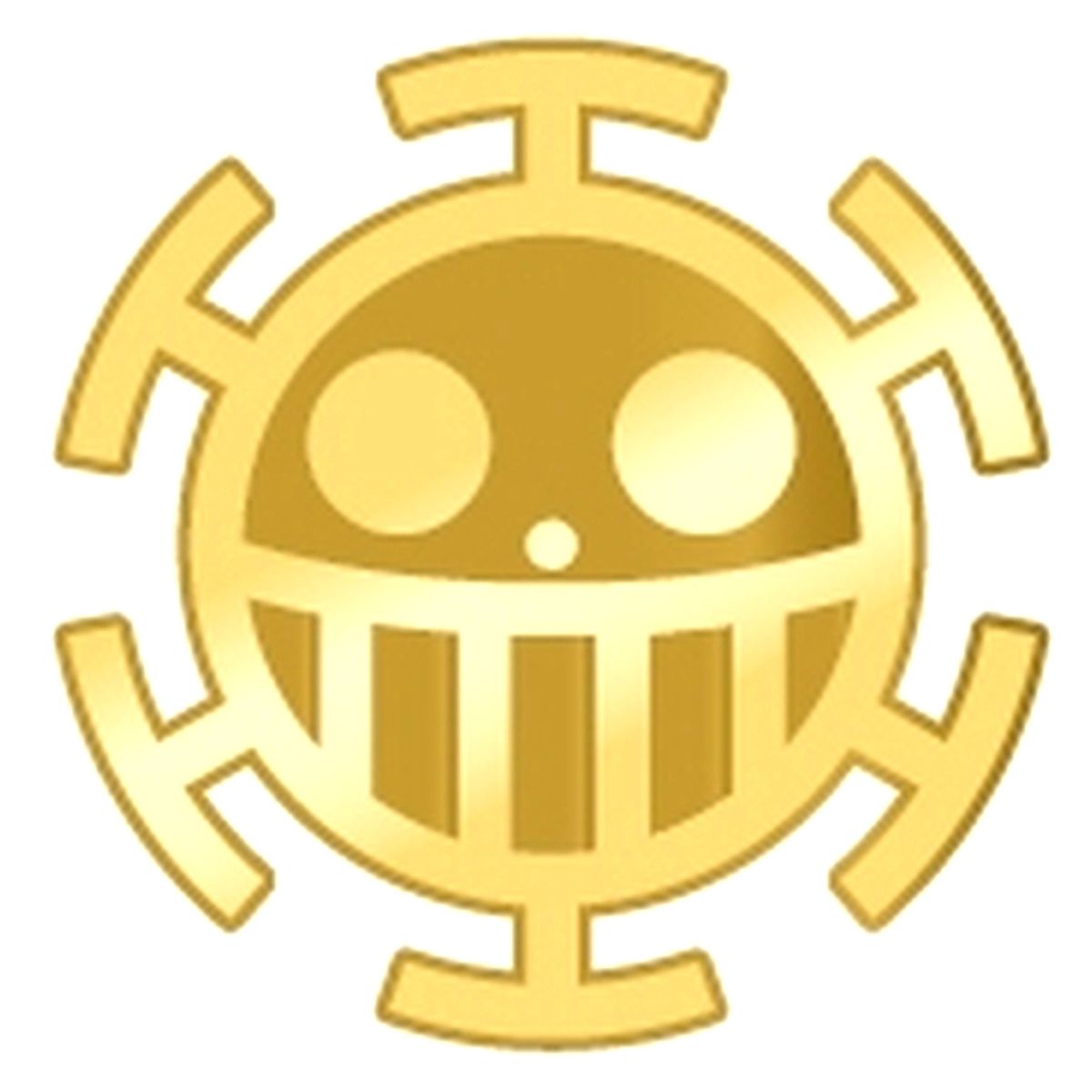 Trafalgar Law One Piece Pirate Flag Gold Pins Vol.3 [USED]