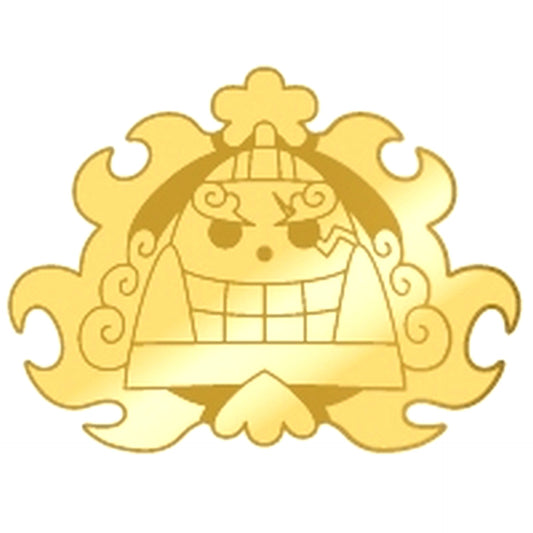 Jinbe One Piece Jolly Roger Gold Pin Vol. 4 [USED]