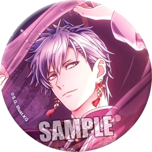 Uta no Prince Sama Shining Live Ranmaru Kurosaki Hana no Shizuku ni Tsuki ha Uruou Another Shot Ver. Trading Can Badge Buttons [USED]