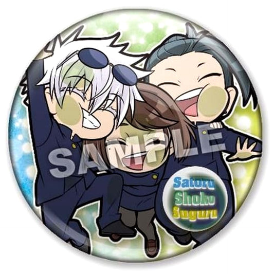 Satoru Gojo Ieiri Shouko Suguru Getou Jujutsu Kaisen S2: Hidden Inventory/Premature Death Pita! Deformed Opening & Ending Random Button [USED]