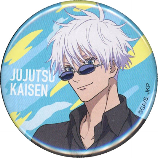Satoru Gojo Jujutsu Kaisen Default Style Illustration Button Zenkoku o Maware! Jujutsu Tabi Limited [USED]