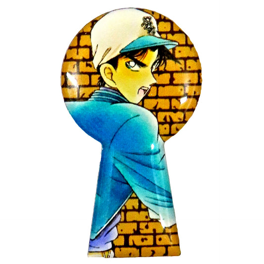 Heiji Hattori 10. Detective Conan Keyhole Pins Vol 1-26 Shonen Sunday Premium Shop Limited [USED]