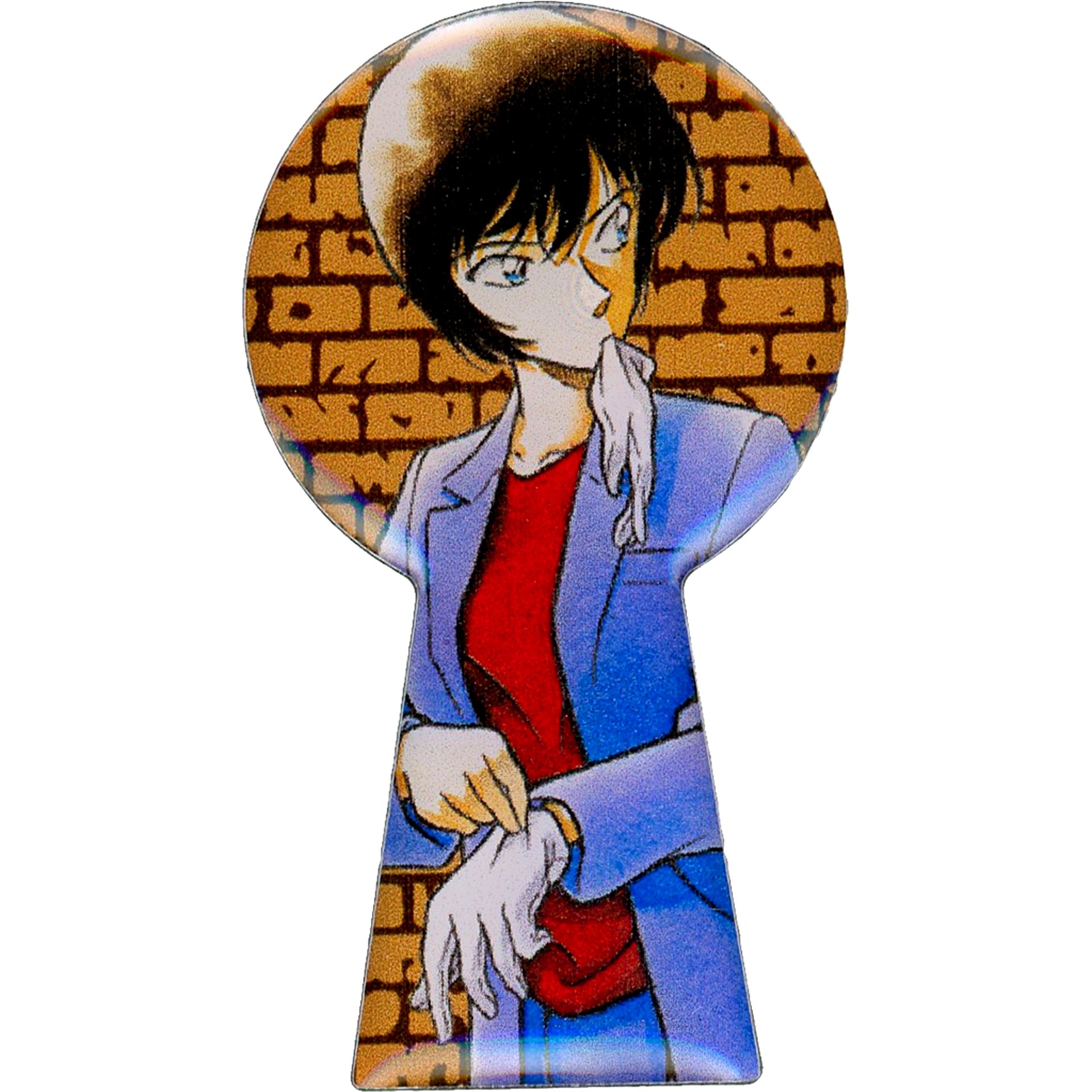 21 Miwako Sato Detective Conan Keyhole Pins Vol.1-26 Shonen Sunday Premium SHOP Limited [USED]