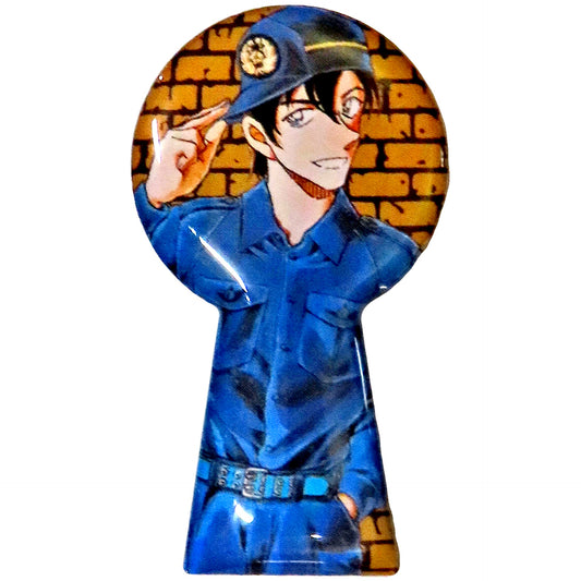 Kenji Hagiwara 101. Detective Conan Keyhole Pins Vol 79-104 Shonen Sunday Premium Shop Limited [USED]