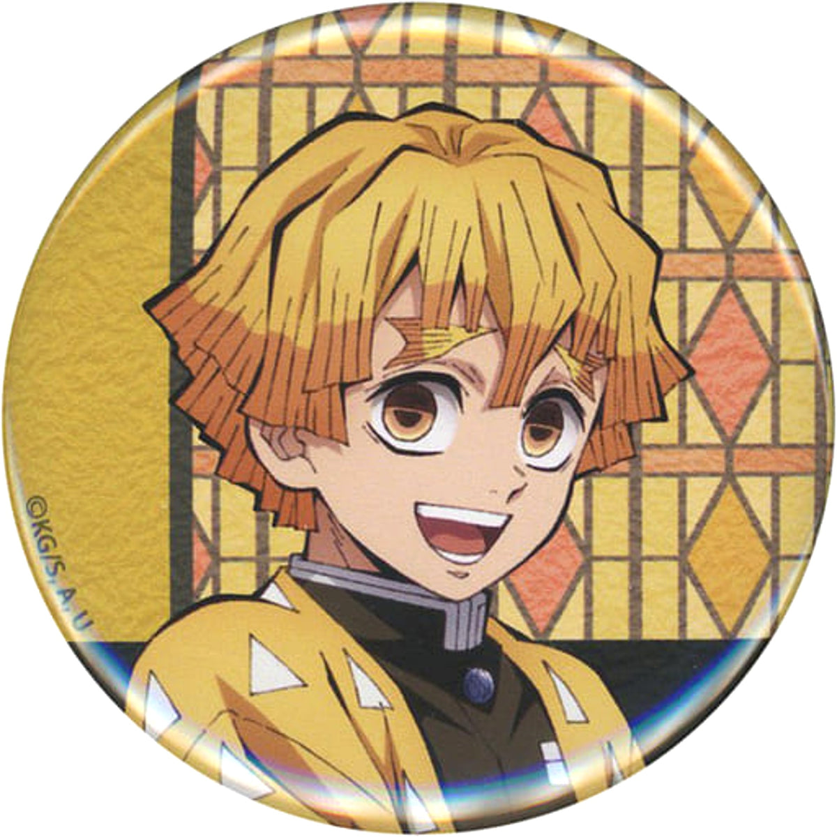 Demon Slayer: Kimetsu no Yaiba Zenitsu Agatsuma Random Can Badge A Buttons [USED]