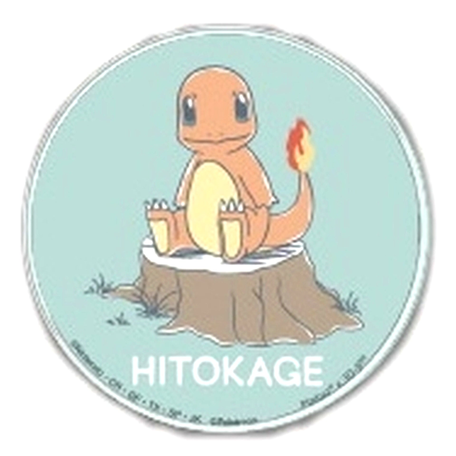 Charmander 4. Daily Sketch PACHIT Badge Collection Pokemon [USED]