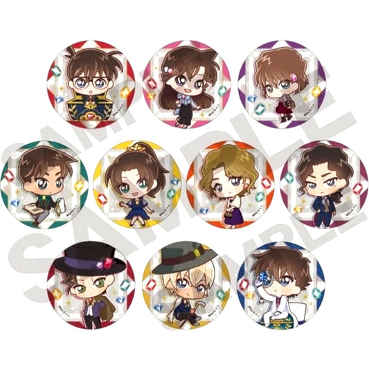 Set of 10 Detective Conan Trading Button Jewel [USED]