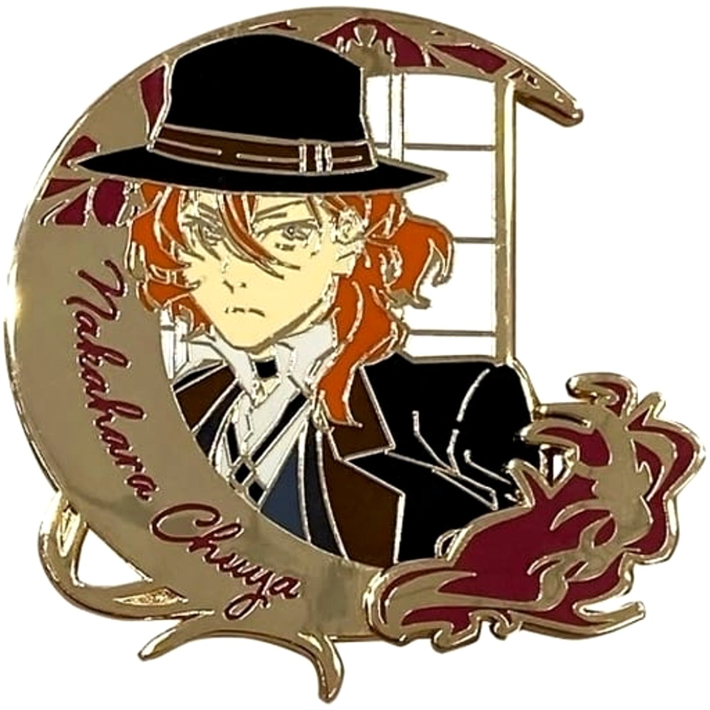 Chuya Nakahara Bungo Stray Dogs Collection Pin Badges [USED]