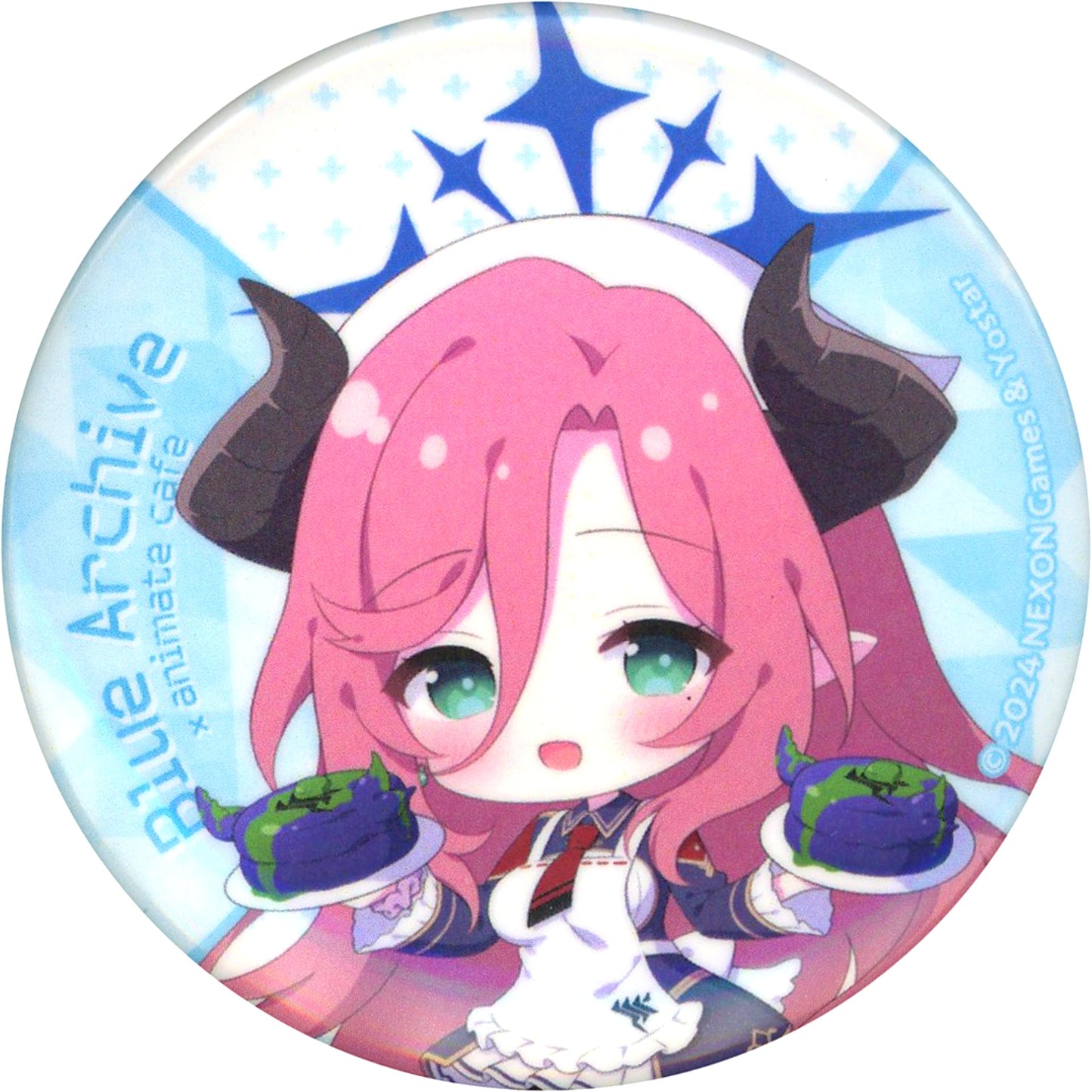 Juri Ushimaki Blue Archive x animate cafe Trading Button [USED]