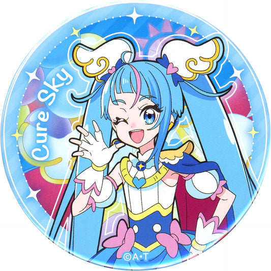 Cure Sky Soaring Sky! Precure Birthday Button [USED]