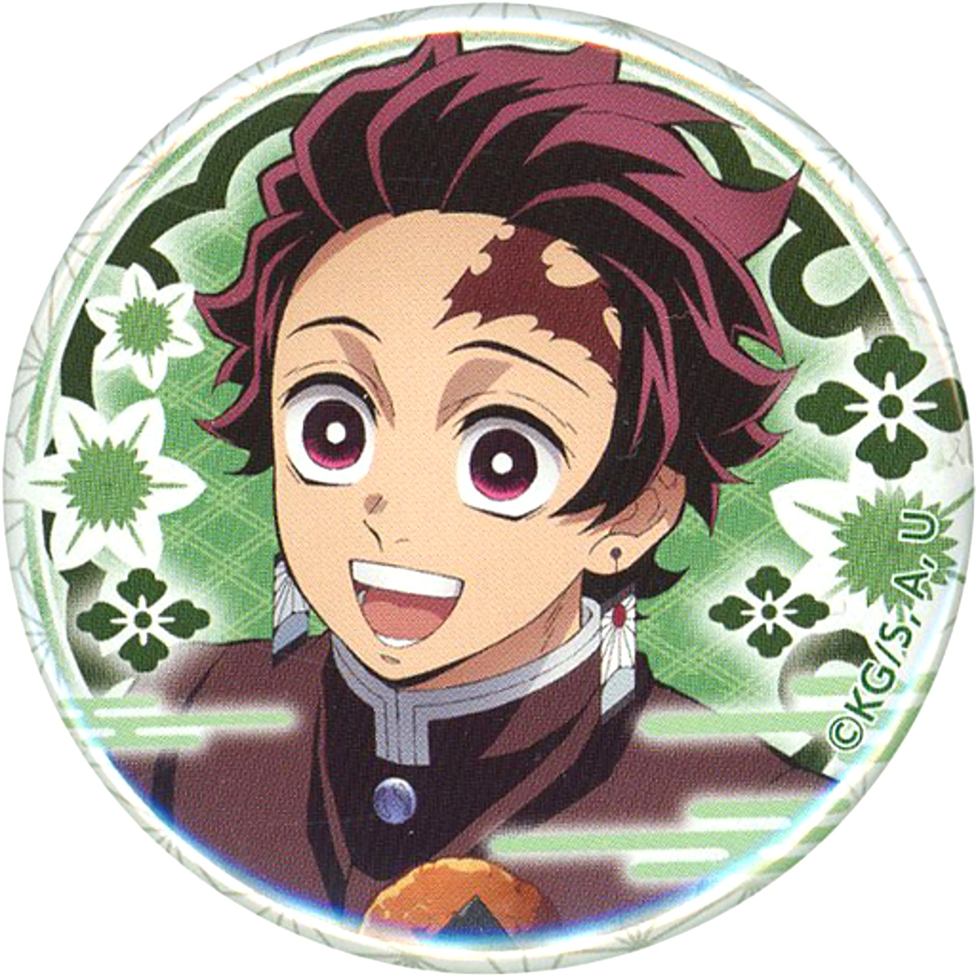 Tanjiro Kamado Open Mouth Demon Slayer: Kimetsu no Yaiba Character Badge Collection A [USED]