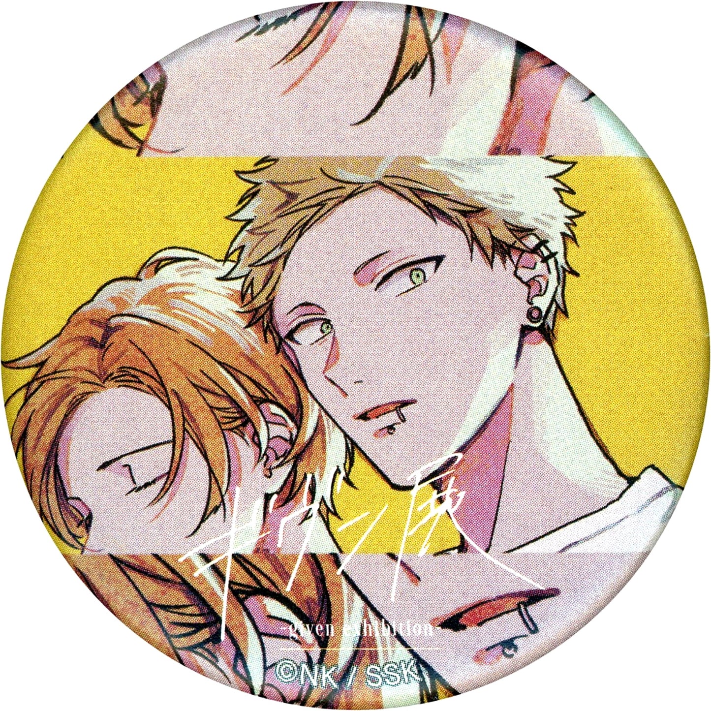 Haruki Nakayama & Akihiko Kaji Given Exhibition Character Button Collection Original Version [USED]