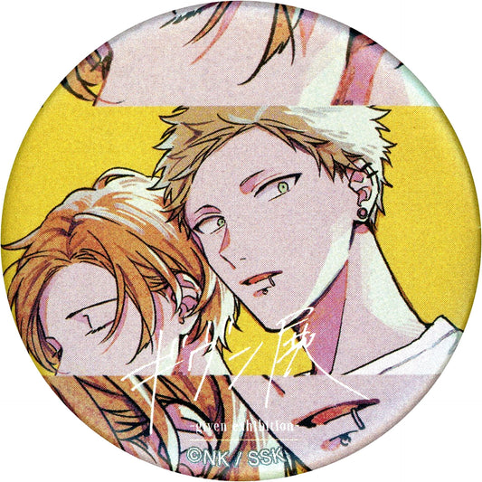 Haruki Nakayama & Akihiko Kaji Given Exhibition Character Button Collection Original Version [USED]