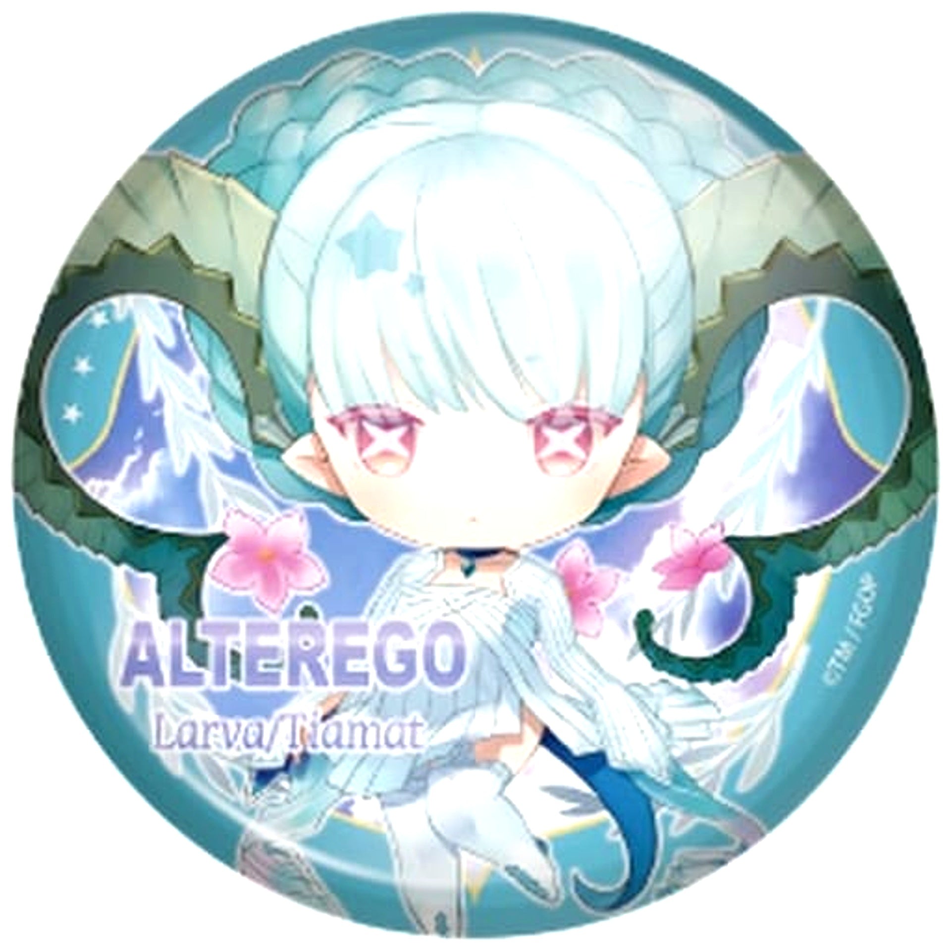 Fate/Grand Order Tiamat Larva Alter Ego Charatoria Can Badge Vol.12 [USED]