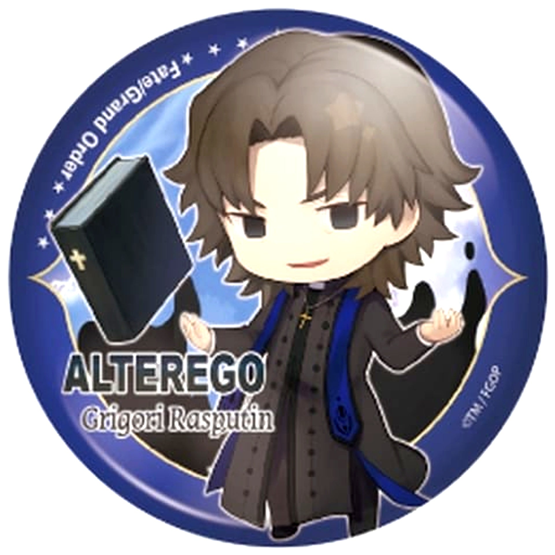 Fate/Grand Order Grigori Rasputin Alter Ego Charatoria Can Badge Vol.12 [USED]