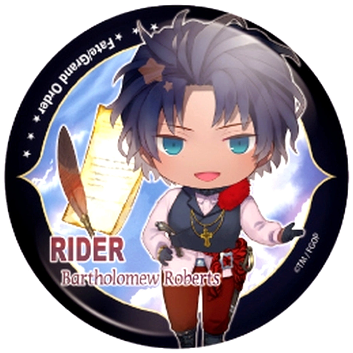 Rider Bartholomew Roberts Charatoria Button Fate/Grand Order Vol.12 [USED]