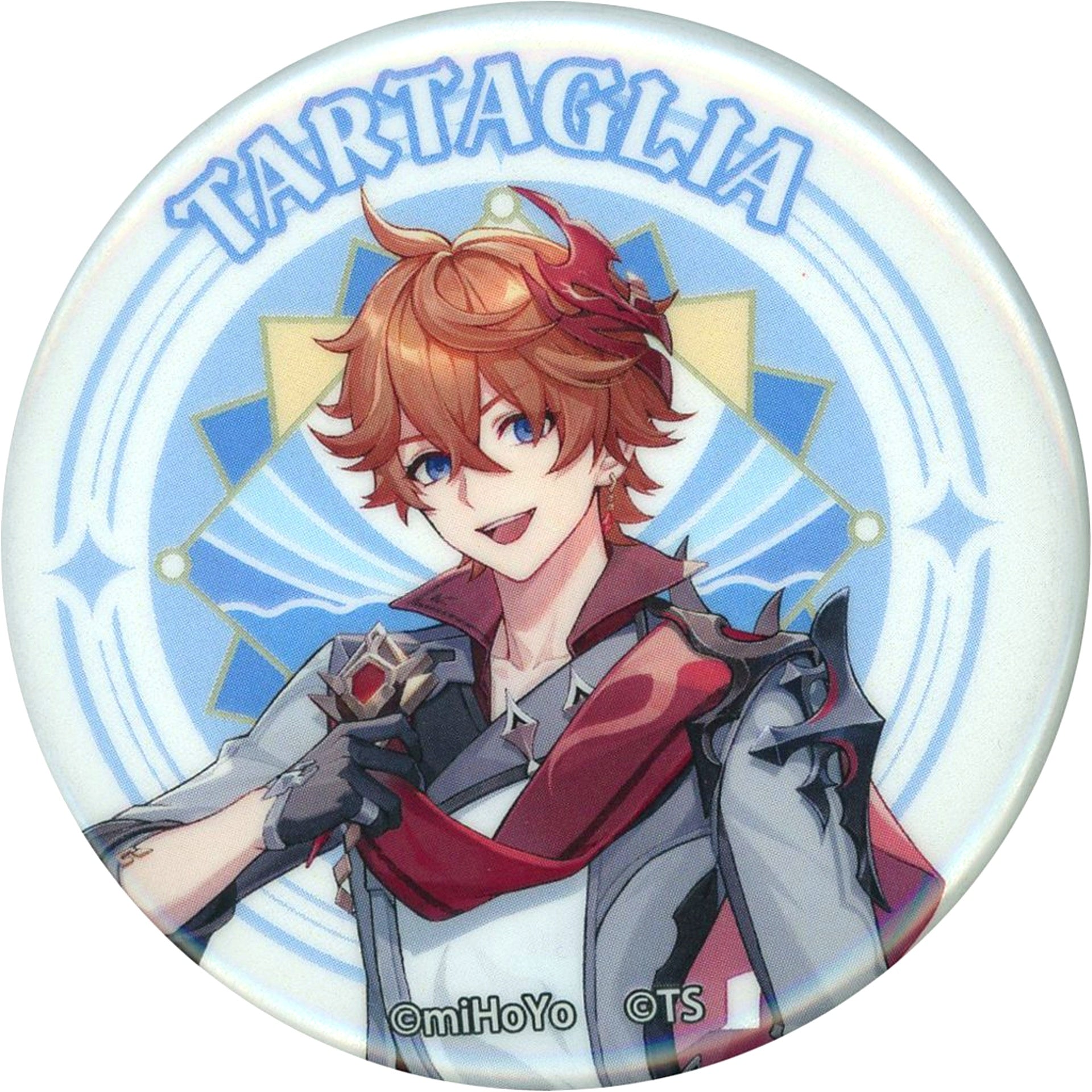 Tartaglia Genshin Impact Button TOKYO SKYTREE Blue Sky Adventure Guided by Electro Seelie [USED]