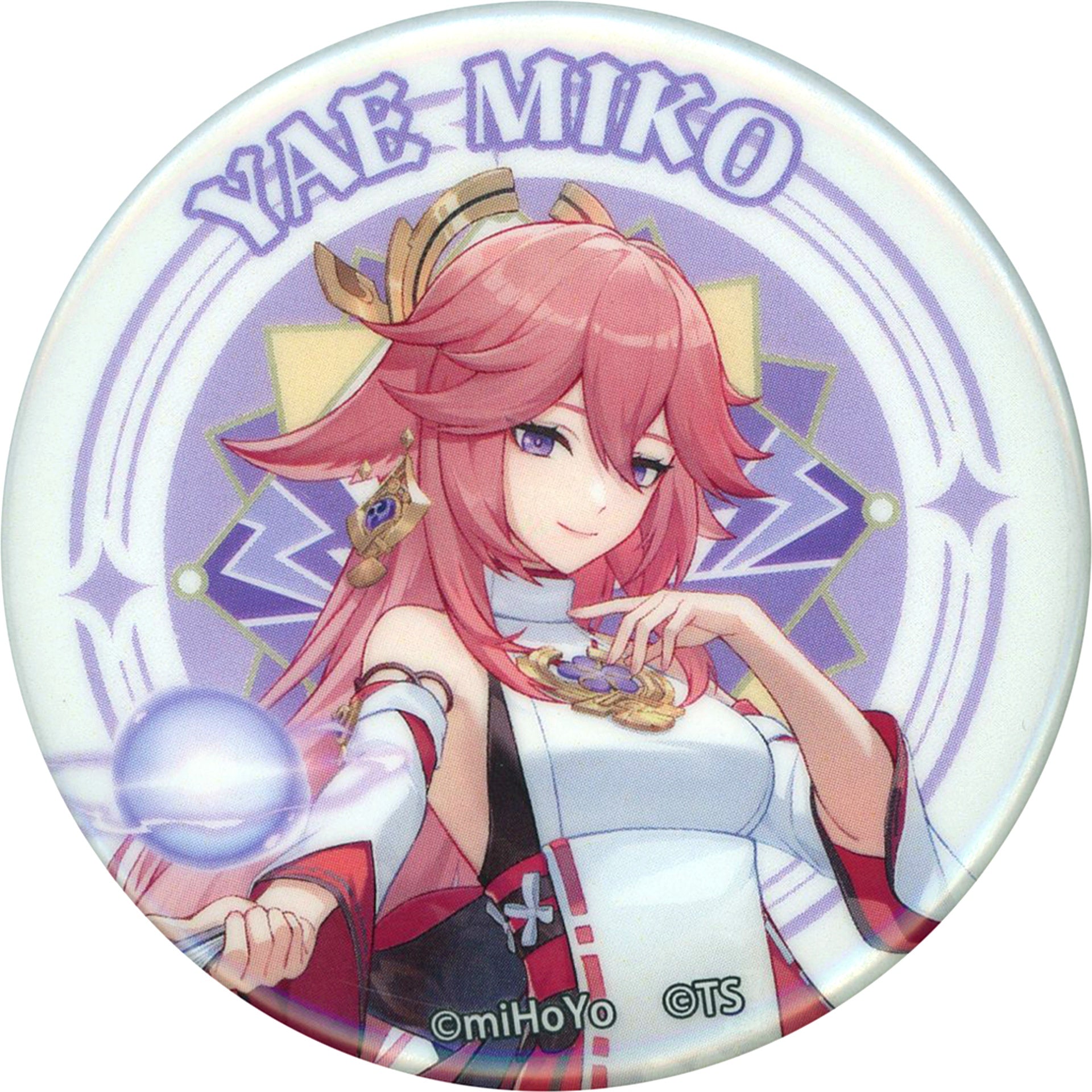Yae Miko Genshin Impact Button TOKYO SKYTREE Blue Sky Adventure Guided by Electro Seelie [USED]