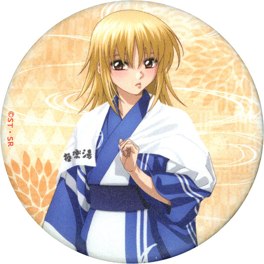 Cagalli Yula Athha Mobile Suit Gundam SEED FREEDOM x Gokurakuyu RAKU SPA Trading Japanese Paper Style Badge [USED]