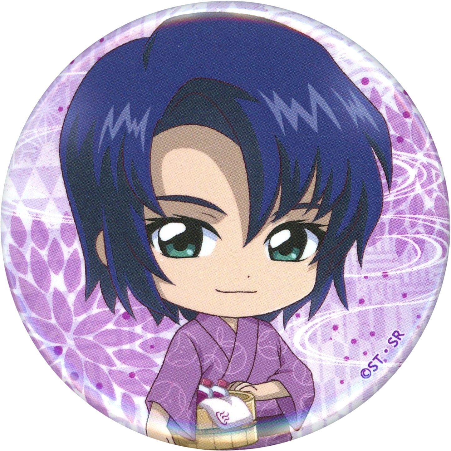 Athrun Zala Mobile Suit Gundam SEED FREEDOM x Gokurakuyu RAKU SPA Trading Badge Mini Character Ver. [USED]